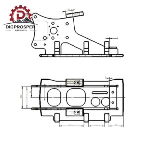 OEM 3128322433 Alloy Steel Cradle Mechanical Component for Boltec-MC & Boomer-MD